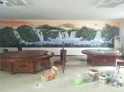 伊川县墙绘-写实风景