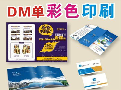 伊川县单页印刷，色彩搭配简单。