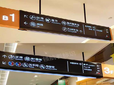 伊川县如何通过商场标识牌引导客流分布？